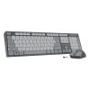 Zebronics Wireless Keyboard & Mouse Combo, 104 UV-Printed Keys, ₹ Key, 12 Multimedia Keys Companion 304
