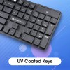 Zebronics Zeb-Companion 102 Wireless Keyboard and Mouse Combo, 104 Keys/Rupee Key, 1200 DPI Optical Sensor
