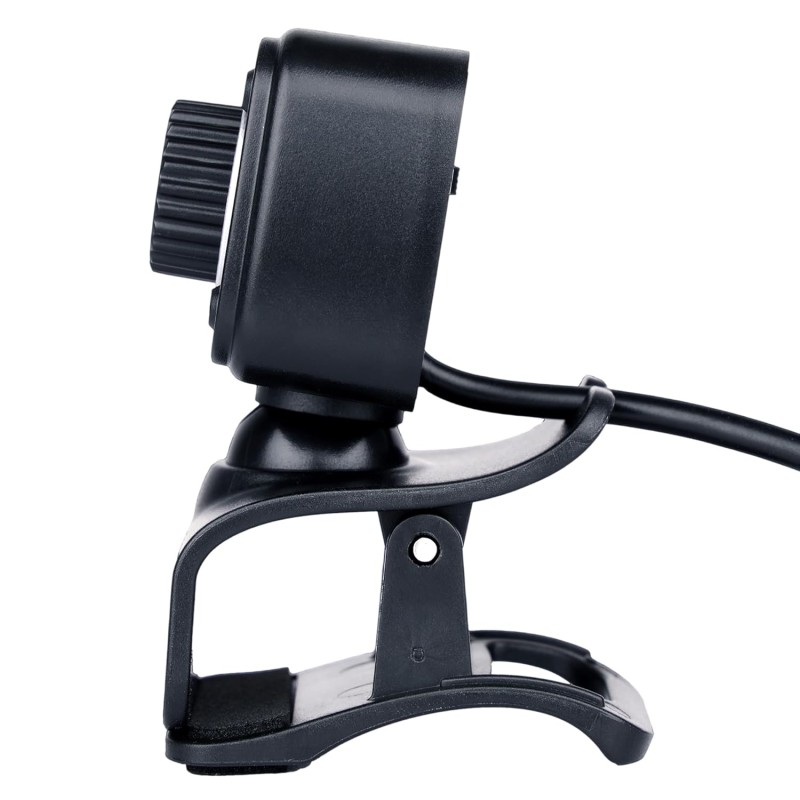 Zebronics Zeb-Crystal Clear Web Camera, 0.3 MP with USB with 3P Lens,Built-in Microphone,Auto (Black)