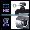 Zebronics Zeb-Crystal Clear Web Camera, 0.3 MP with USB with 3P Lens,Built-in Microphone,Auto (Black)