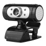Zebronics Zeb-Ultimate Pro (Full HD) 1080p/30fps Webcam with 5P Lens, Built-in Mic, Auto White Balance (Black)