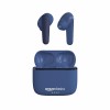 amazon basics Bluetooth 5.0 Truly Wireless in Ear Earbuds, Up to 38 Hours Playtime, IPX-5 Rated, Type-C Charging Case, Touch Controls, Voice Assistant, Optional Single Side Use for Phone Calls, Blue