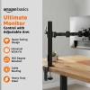 amazon basics Monitor Stand, Height Adjustable Arm Mount- Steel