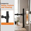 amazon basics Monitor Stand, Height Adjustable Arm Mount- Steel