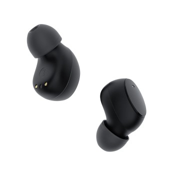 amazon basics Truly Wireless in Ear Earbuds with Built-in Mic, Touch Control, IPX5 Water Resistant, Bluetooth 5.3 (Black)