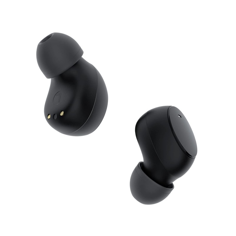 amazon basics Truly Wireless in Ear Earbuds with Built-in Mic, Touch Control, IPX5 Water Resistant, Bluetooth 5.3 (Black)
