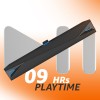amazon basics X20R 20W Bluetooth Soundbar with 2000mAh Battery | 2X Bass | Up to 9hrs of Playback | (Grey)