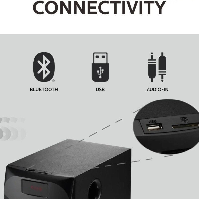 PHILIPS Home Theatre SPA4040B/94 45 W Bluetooth 5.1 Channel Black