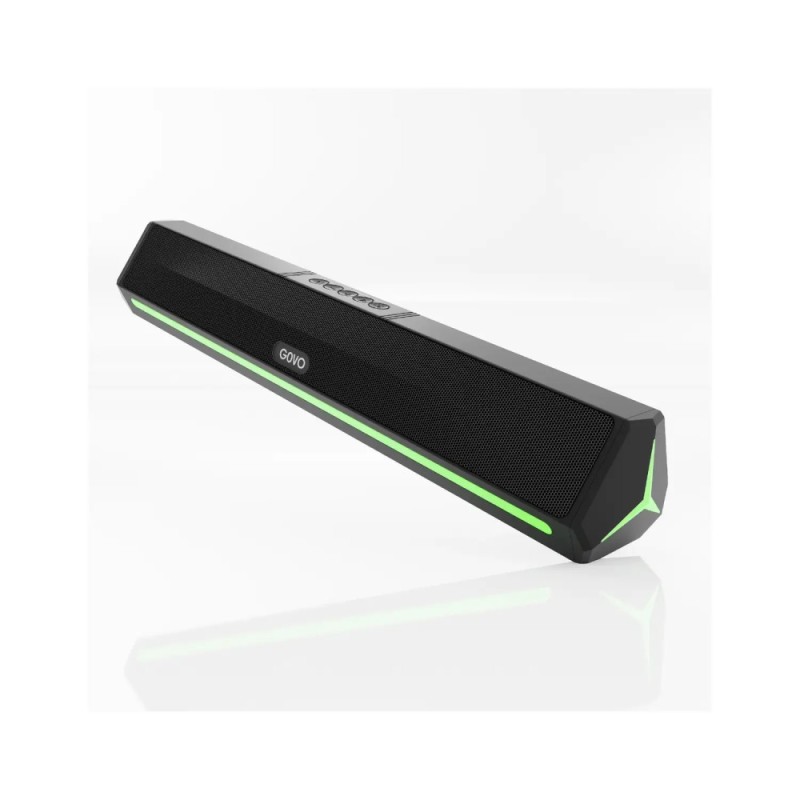 GOVO Bluetooth Speaker GOSURROUND 350 25 W 2.0 Channel Platinum Black