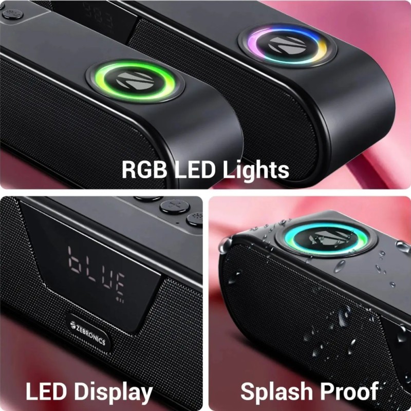 ZEBRONICS Astra 40 Portable Bluetooth Speaker 20 W Black