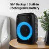 ZEBRONICS Portable Bluetooth Speaker Zeb-Buddy 100 20W RMS RGB LED, Black