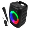 ZEBRONICS Portable Bluetooth Speaker Zeb-Buddy 100 20W RMS RGB LED, Black