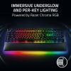Razer Mechanical Gaming Keyboard BlackWidow V4 Pro Green Switch RGB Backlit Black