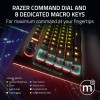 Razer Mechanical Gaming Keyboard BlackWidow V4 Pro Green Switch RGB Backlit Black