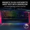 Razer Mechanical Gaming Keyboard BlackWidow V4 Pro Green Switch RGB Backlit Black