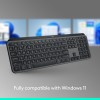 Logitech Wireless Keyboard MX Keys S Low Profile Rechargeable Bluetooth Graphite