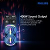 PHILIPS Audio Speaker TAX5708 400W Bluetooth, Dynamic Bass, Black