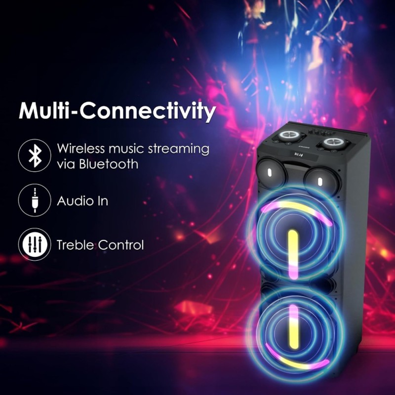 PHILIPS Audio Speaker TAX5708 400W Bluetooth, Dynamic Bass, Black