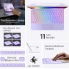 typecase Edge Keyboard for iPad Air 13 & Pro 12.9 Precision Trackpad, 11-Color Backlit, Light Purple'26