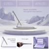 typecase Edge Keyboard for iPad Air 13 & Pro 12.9 Precision Trackpad, 11-Color Backlit, Light Purple'26