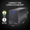 Artis UPS AR-2000VA LCD 2000VA 1200W Compact Black