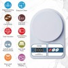 beatXP Kitchen Scale Multipurpose Portable Electronic Digital Weighing Scale | Weight Machine With Back Light LCD Display | White