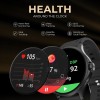 beatXP Sigma 1.38” HD Display Bluetooth Calling Smart Watch, Rotary Crown, 240 * 240px, 500 Nits, 60Hz Refresh Rate, 100+ Sports Modes, AI Voice Assistant (Black)