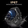 beatXP Sigma 1.38” HD Display Bluetooth Calling Smart Watch, Rotary Crown, 240 * 240px, 500 Nits, 60Hz Refresh Rate, 100+ Sports Modes, AI Voice Assistant (Black)