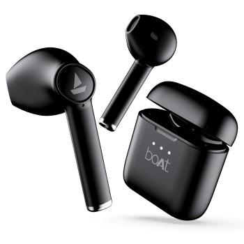 boAt Airdopes 131 with 60 Hrs Playback, ASAP Charge Truly Wireless Bluetooth in Ear Earbuds with Mic (Active Black)