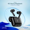 boAt Airdopes 141/8, Low Latency, ENx Tech, 42HRS Battery, Fast Charge, Stream Ad Free Music via App Support, Bluetooth Earbuds