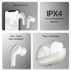 boAt Airdopes Plus 311, Glass Design, ENx Tech, Fast Charge, 50 Hrs Battery, Stream Ad Free Music via App Support Bluetooth Earbuds (Ash Grey)