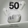 boAt Airdopes Plus 311, Glass Design, ENx Tech, Fast Charge, 50 Hrs Battery, Stream Ad Free Music via App Support Bluetooth Earbuds (Ash Grey)