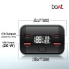 boAt EnergyShroom PB600 PowerPulse 27000mAh Power Bank| 160W Total Output, 2xUSB-C (2-Way Port) (Gunmetal)