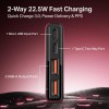 boAt Energyshroom Energyshroom PB300 10000 mAh 22.5W Fast Charging Power Bank (2X Output Ports, Supports Android,iPhone,Tablets,Earbuds) (Martian Red)