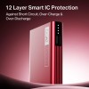 boAt Energyshroom Energyshroom PB300 10000 mAh 22.5W Fast Charging Power Bank (2X Output Ports, Supports Android,iPhone,Tablets,Earbuds) (Martian Red)