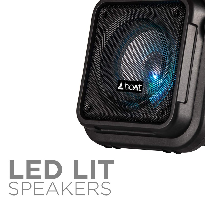 boAt PartyPal 20 15 Watt Wireless Bluetooth Party Speaker (Black)