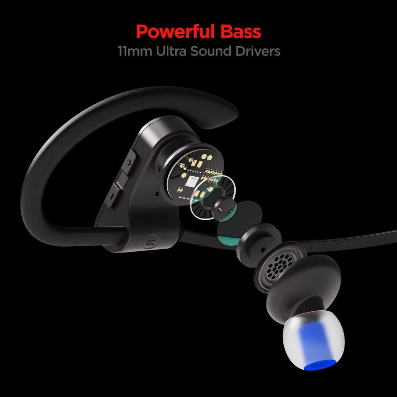 boAt Rockerz 261 in Ear Wireless Earphones with mic(Jazzy Blue)