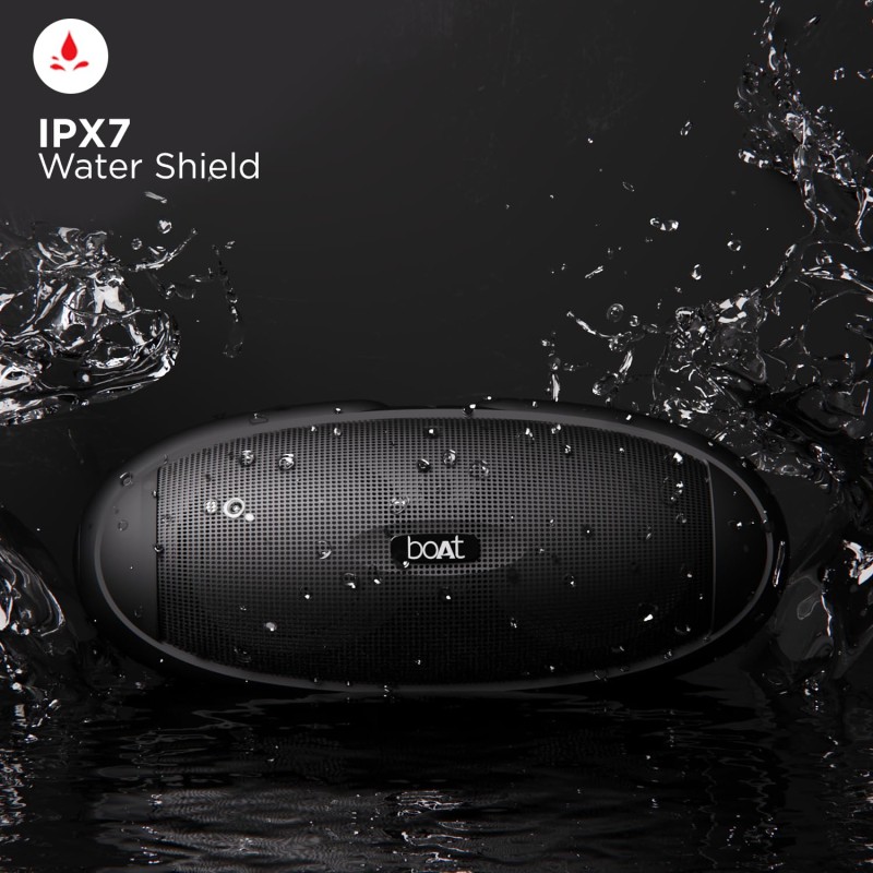 boAt Rugby Plus 16 W Bluetooth Speaker(Black)