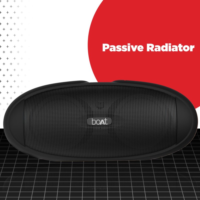 boAt Rugby Plus 16 W Bluetooth Speaker(Black)