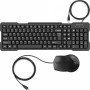 Bestor ClickLite Pro Wired Keyboard & Optical Mouse Combo for Laptop/Computer Combo Set (Black)