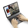 doqo iPad Pro Smart Keyboard Case with Trackpad with Backlit Keyboard,Advanced 5.1 Bluetooth, Protective case Detachable