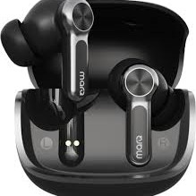 MarQ by Flipkart Rhythm Q1324 45 Hours Playtime Type C Fast Charging Bluetooth Quad Mic ENC Bluetooth  (Black, True Wireless)