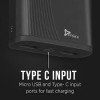 Syska 20000 mAh 12 W Power Bank  (Jet Black, Lithium Polymer, Fast Charging for Mobile)