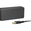 Lenovo 65W USB Slim Tip Rectangular pin Laptop Adapter/Charger with Power Cord for Select Models of Lenovo Laptops (888015000, Black)
