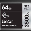 Lexar Professional 3500x 64GB CFast 2.0 Card, Up to 525MB/s Read, for Cinematographer, Filmmaker, Content Creator (LC64GCRBNA3500)