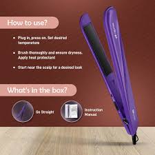 Ikonic Professional IKP-GSP Go Straight Hair Straightener  (Purple)