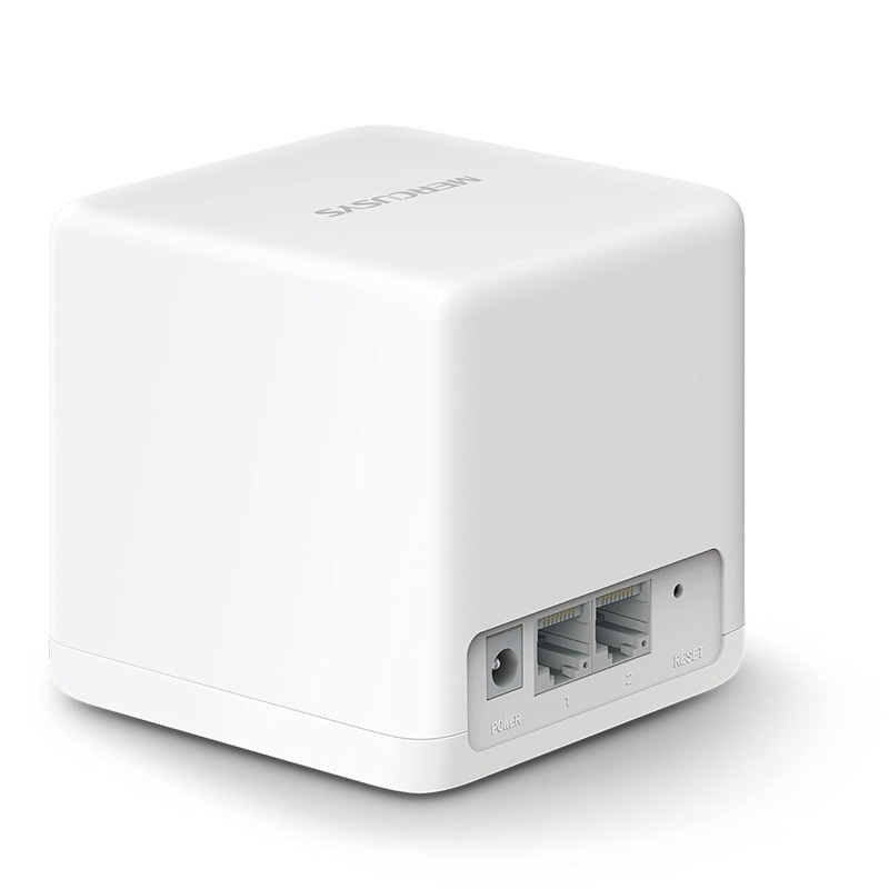 MERCUSYS Halo H30G(3-Pack) AC1300 Whole Home Mesh Wi-Fi System 1.3 Gbps Dual Band WiFi Gigabit Wireless Router 1300 Mbps Speed Coverage, White
