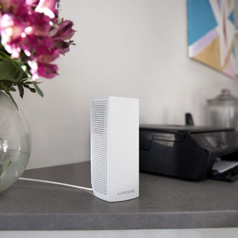 Linksys Velop Triband AC2200 Mesh Wi-Fi 5 Router,MU-MIMO,Enhance Speed up to 2.2 Gbps per Router and Coverage up to 6000 sq ft,Replaces Router and