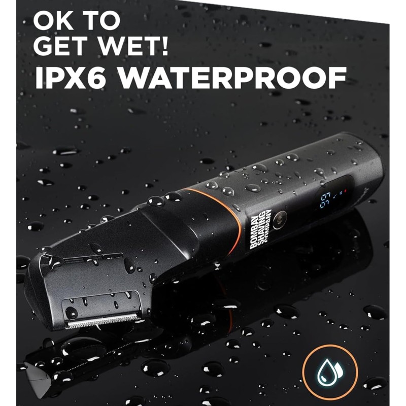 Bombay Shaving Company 11-in-1 All-in-One Grooming Kit for Men | Cordless USB Fast-Charge Trimmer IPX6 Waterproof 90-Min Runtime Smart-Lock &