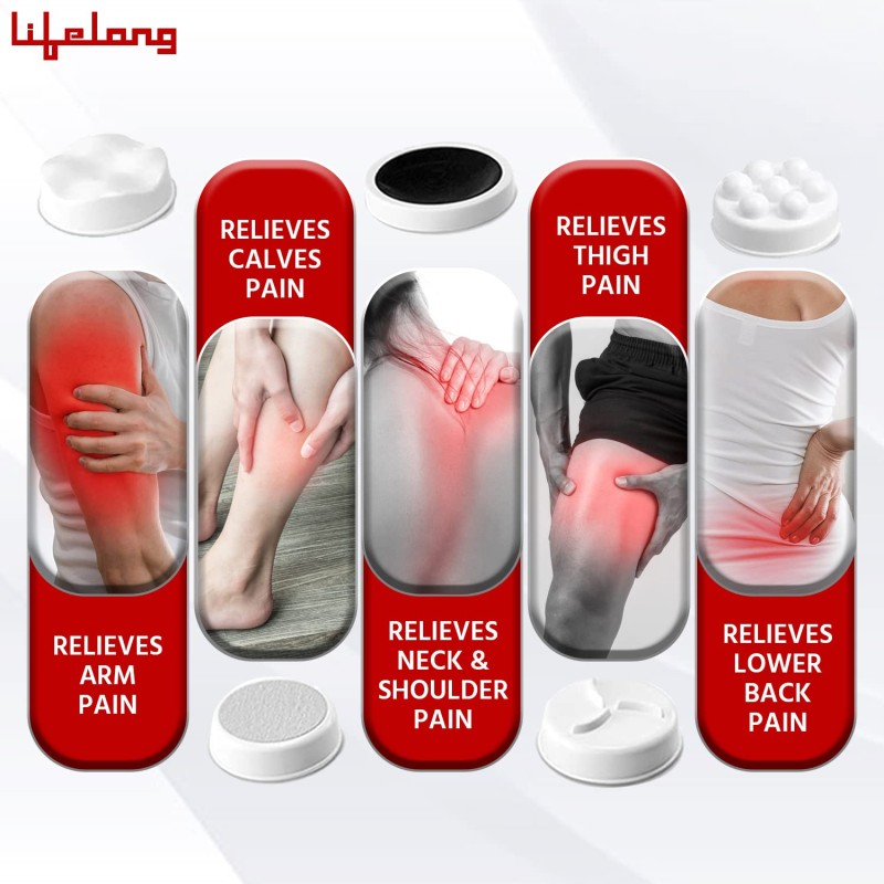 Lifelong Full Body Massager Machine for Pain Relief | Body & Back Pain Relief Product | Handheld Electric Manipol Mini Massager | 5-Speed Settings